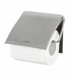 Brabantia Toiletrolhouder Met Klep Matt Steel