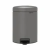 Brabantia Newicon Pedaalemmer 5 Liter Mineral Concrete Grey -Brabantia 8 1 1