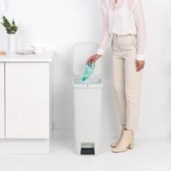 Brabantia StepUp Pedaalemmer 40 Liter - Light Grey -Brabantia 9432722