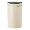 Brabantia Touch Bin Afvalemmer 40 Liter - Soft Beige 1 Brabantia Touch Bin Afvalemmer 40 Liter - Soft Beige -Brabantia 9432830