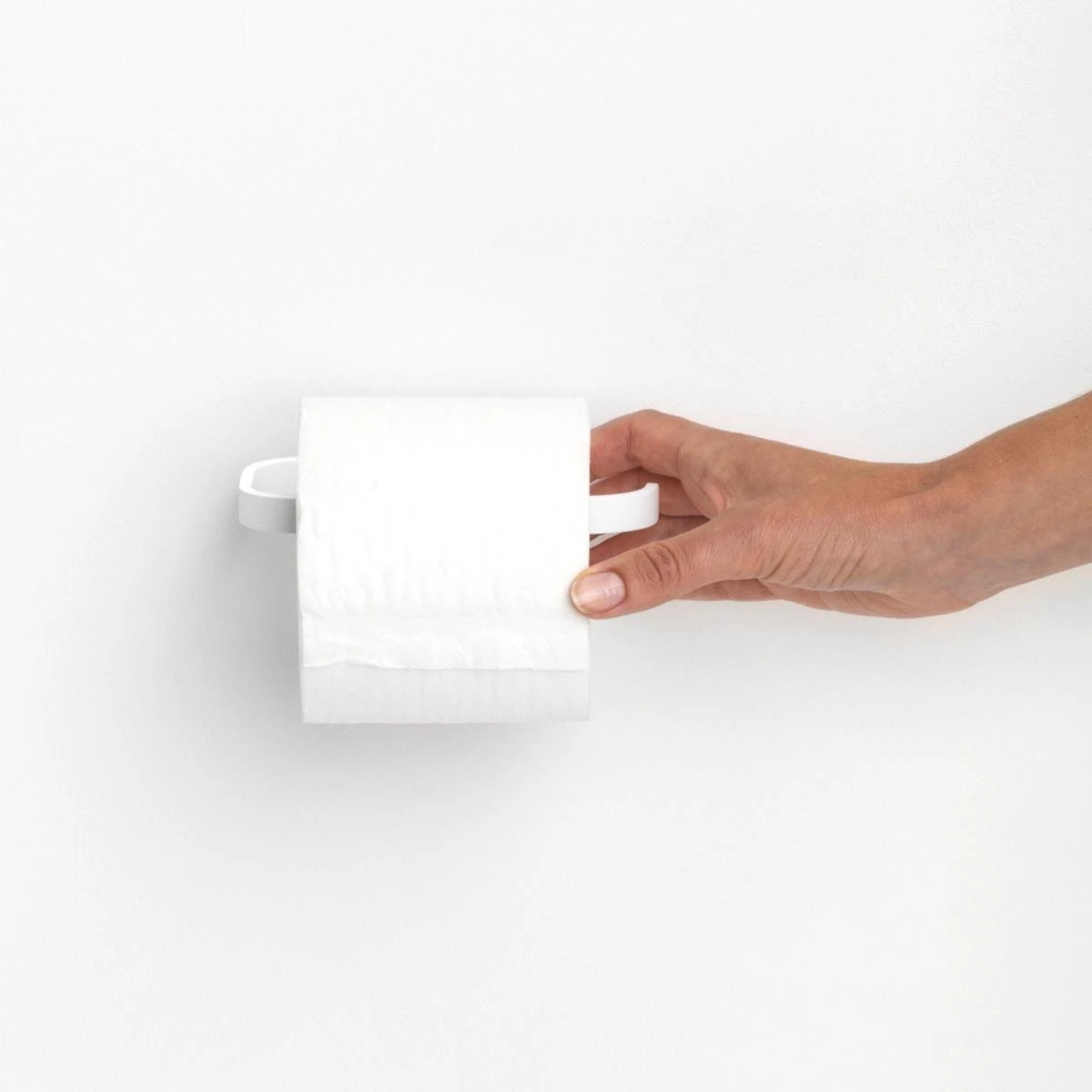 Brabantia MindSet Toiletrolhouder - Mineral Fresh White 4 Brabantia MindSet Toiletrolhouder - Mineral Fresh White - Afbeelding 2