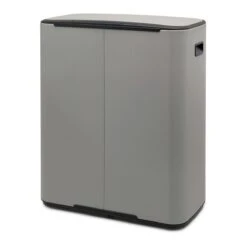 Brabantia Bo Pedaalemmer 2 X 30 L - Mineral Concrete Grey -Brabantia 9462642