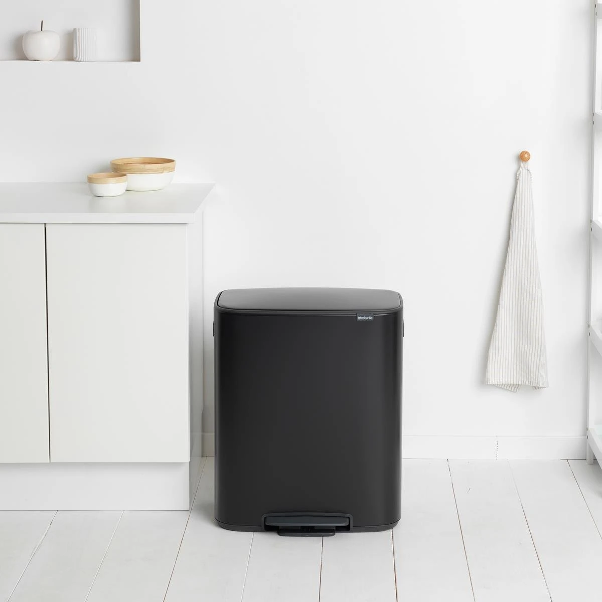 Brabantia Bo Pedaalemmer 2 X 30 L - Zwart 11 Brabantia Bo Pedaalemmer 2 X 30 L - Zwart - Afbeelding 9