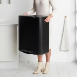 Brabantia Bo Pedaalemmer 2 X 30 L - Zwart 32 Brabantia Bo Pedaalemmer 2 X 30 L - Zwart -Brabantia 9462682