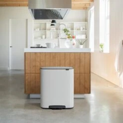 Brabantia Bo Pedaalemmer 2 X 30 L - Wit -Brabantia 9462688