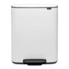 Brabantia Bo Pedaalemmer 2 X 30 L - Wit -Brabantia 9462689