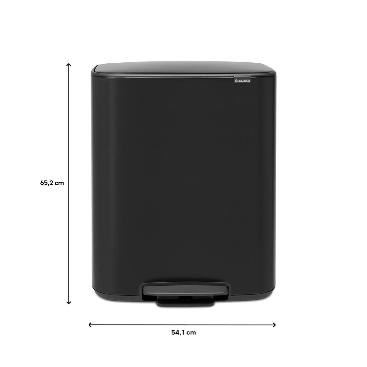 Brabantia Bo Pedaalemmer 2 X 30 L - Zwart 18 Brabantia Bo Pedaalemmer 2 X 30 L - Zwart - Afbeelding 16