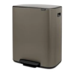 Brabantia Bo Pedaalemmer 2 X 30 L - Platinum -Brabantia 9462707