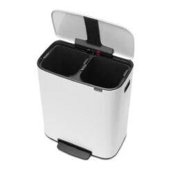 Brabantia Bo Pedaalemmer 2 X 30 L - Wit -Brabantia 9462709