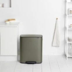 Brabantia Bo Pedaalemmer 2 X 30 L - Platinum -Brabantia 9462715