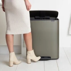 Brabantia Bo Pedaalemmer 2 X 30 L - Platinum -Brabantia 9462728