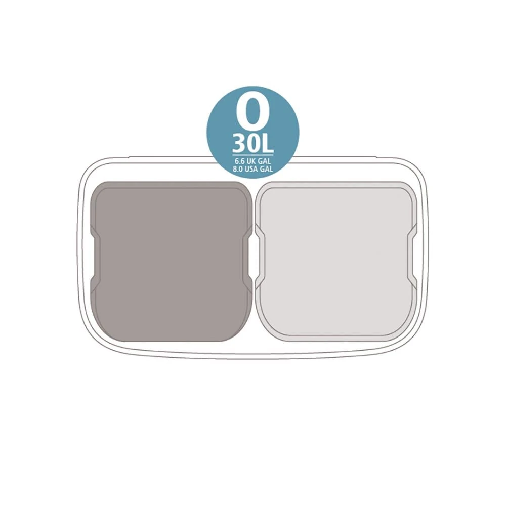 Brabantia Bo Touch Bin Hi Afvalemmer 2 X 30 L - Zwart 12 Brabantia Bo Touch Bin Hi Afvalemmer 2 X 30 L - Zwart - Afbeelding 10