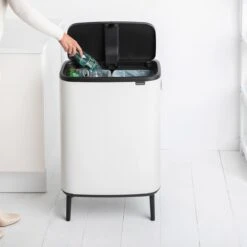 Brabantia Bo Touch Bin Hi Afvalemmer 2 X 30 L - Wit 38 Brabantia Bo Touch Bin Hi Afvalemmer 2 X 30 L - Wit -Brabantia 9463664