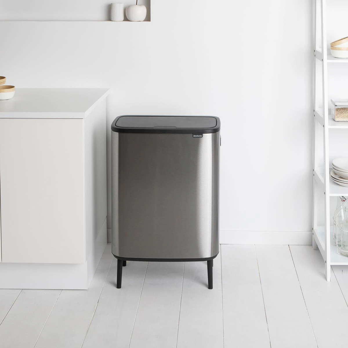 Brabantia Bo Touch Bin Hi Afvalemmer 2 X 30 L - Vingerafdrukvrij 16 Brabantia Bo Touch Bin Hi Afvalemmer 2 X 30 L - Vingerafdrukvrij - Afbeelding 14