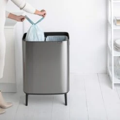Brabantia Bo Touch Bin Hi Afvalemmer 2 X 30 L - Vingerafdrukvrij 36 Brabantia Bo Touch Bin Hi Afvalemmer 2 X 30 L - Vingerafdrukvrij -Brabantia 9463670