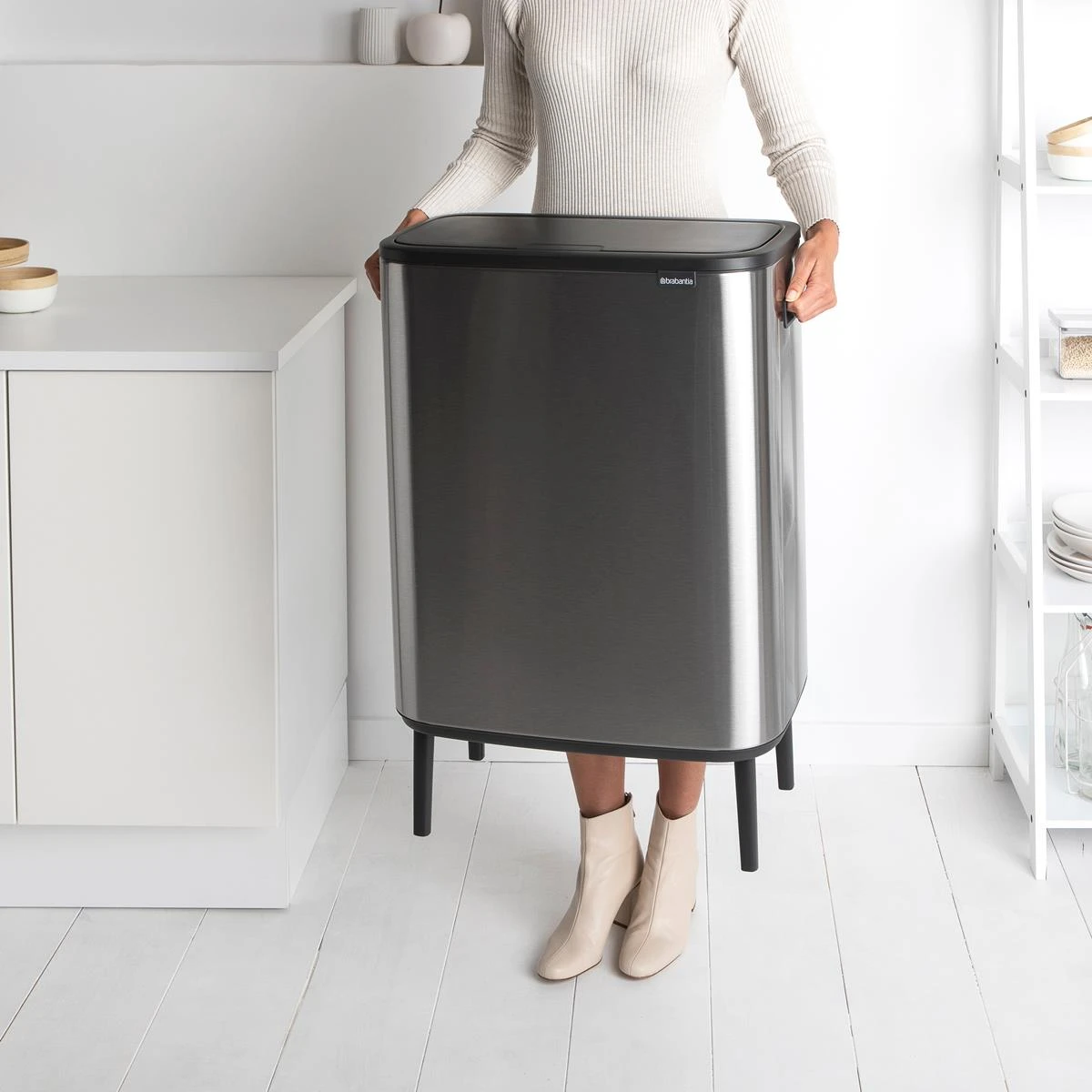 Brabantia Bo Touch Bin Hi Afvalemmer 2 X 30 L - Vingerafdrukvrij 21 Brabantia Bo Touch Bin Hi Afvalemmer 2 X 30 L - Vingerafdrukvrij - Afbeelding 19