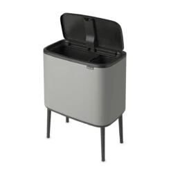 Brabantia Bo Touch Bin Afvalemmer 11 + 23 L - Mineral Concrete Grey 28 Brabantia Bo Touch Bin Afvalemmer 11 + 23 L - Mineral Concrete Grey -Brabantia 9463805