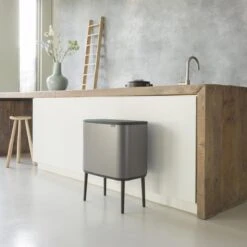 Brabantia Bo Touch Bin Afvalemmer 3 X 11 L - Platinum -Brabantia 9463870