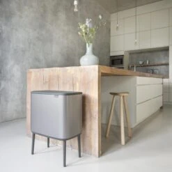 Brabantia Bo Touch Bin Afvalemmer 3 X 11 L - Platinum -Brabantia 9463875