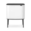 Brabantia Bo Touch Bin Afvalemmer 11 + 23 L - Wit 1 Brabantia Bo Touch Bin Afvalemmer 11 + 23 L - Wit -Brabantia 9463946