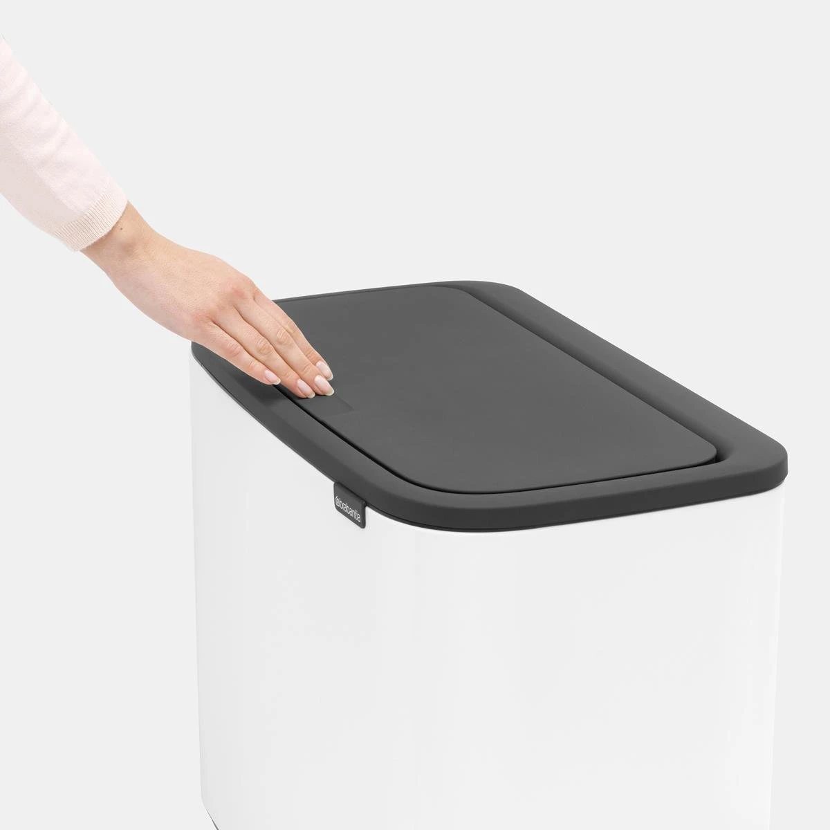 Brabantia Bo Touch Bin Afvalemmer 3 X 11 L - Wit 13 Brabantia Bo Touch Bin Afvalemmer 3 X 11 L - Wit - Afbeelding 11