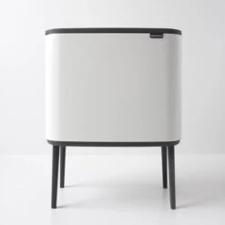 Brabantia Bo Touch Bin Afvalemmer 11 + 23 L - Wit -Brabantia 9464015