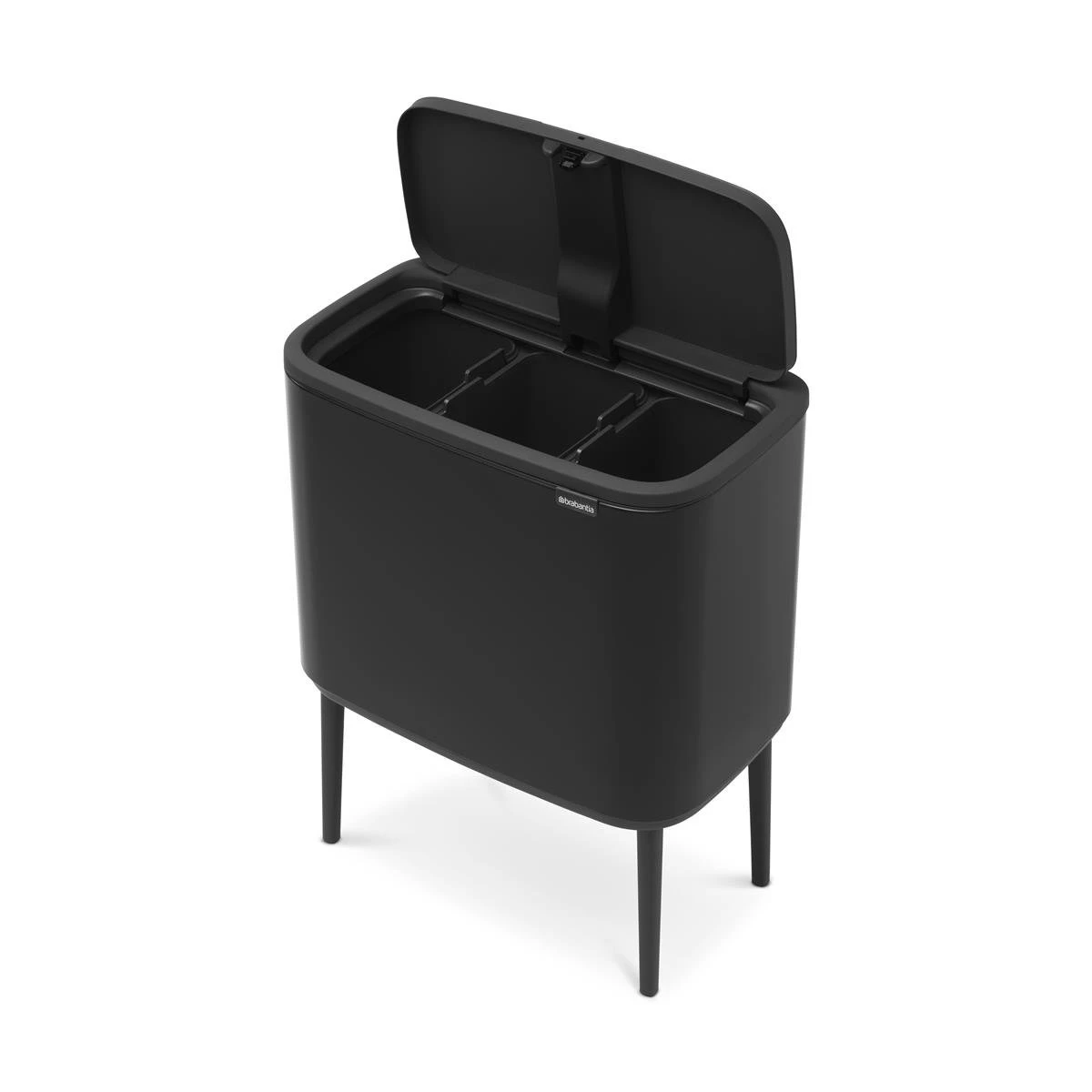 Brabantia Bo Touch Bin Afvalemmer 3 X 11 L - Zwart 10 Brabantia Bo Touch Bin Afvalemmer 3 X 11 L - Zwart - Afbeelding 8
