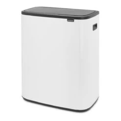 Brabantia Bo Touch Bin Afvalemmer 2 X 30 L - Wit -Brabantia 9464052