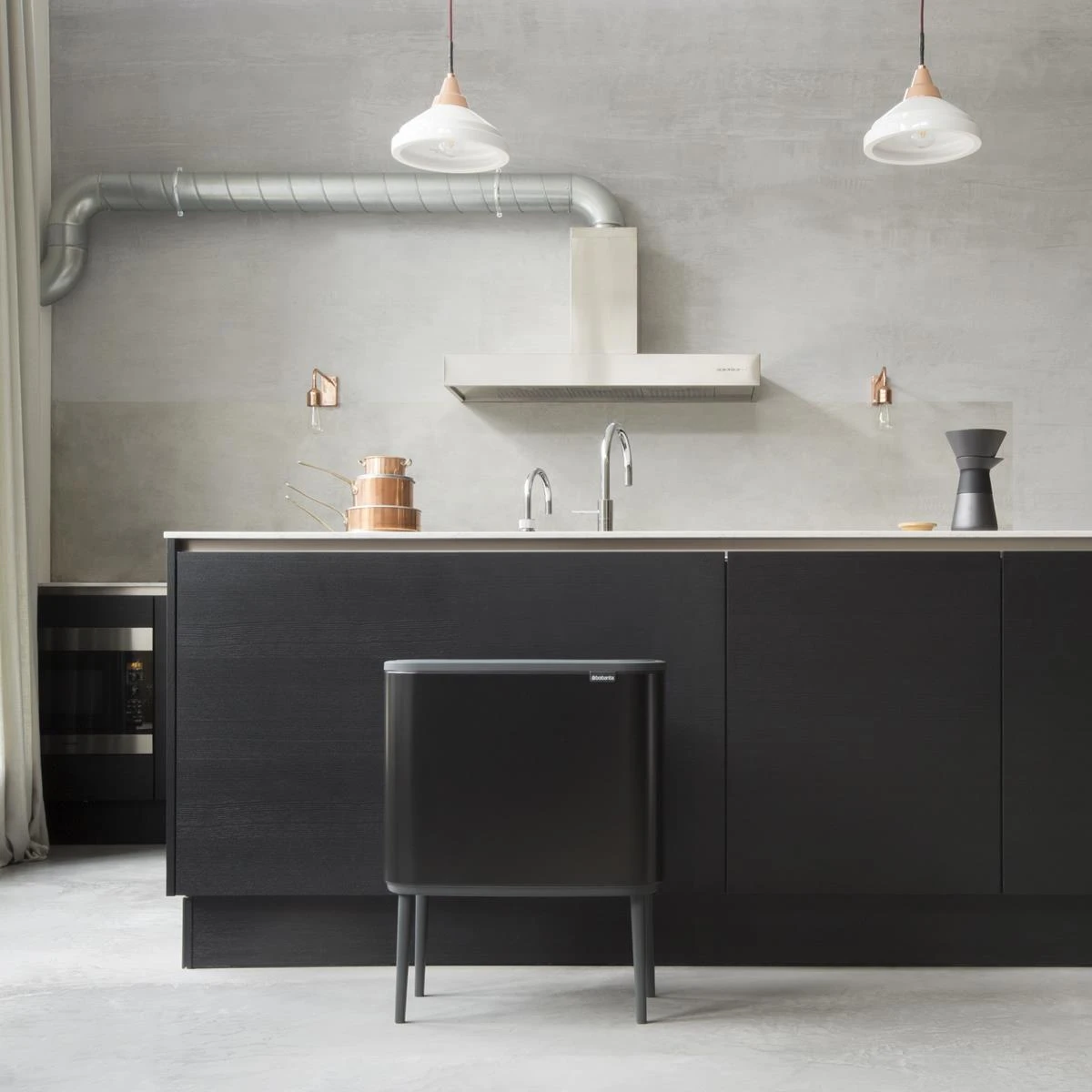 Brabantia Bo Touch Bin Afvalemmer 3 X 11 L - Zwart 18 Brabantia Bo Touch Bin Afvalemmer 3 X 11 L - Zwart - Afbeelding 16