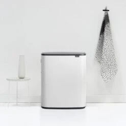 Brabantia Bo Touch Bin Afvalemmer 2 X 30 L - Wit -Brabantia 9464076