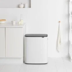 Brabantia Bo Touch Bin Afvalemmer 2 X 30 L - Wit -Brabantia 9464081