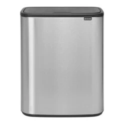 Brabantia Bo Touch Bin 2 X 30 L - Vingerafdrukvrij - Zilver -Brabantia 9464125
