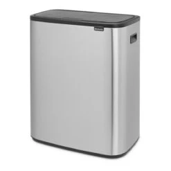 Brabantia Bo Touch Bin 2 X 30 L - Vingerafdrukvrij - Zilver -Brabantia 9464136