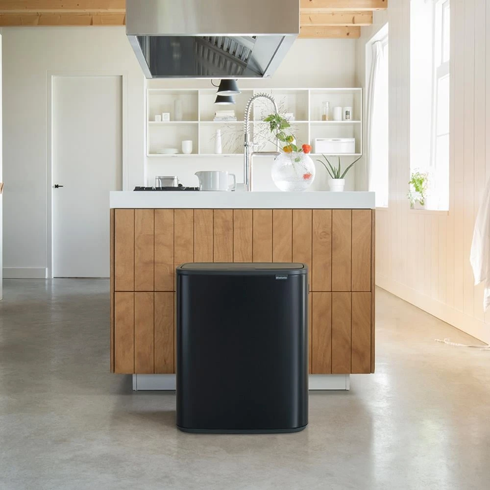 Brabantia Bo Touch Bin Afvalemmer 2 X 30 L - Zwart 16 Brabantia Bo Touch Bin Afvalemmer 2 X 30 L - Zwart - Afbeelding 14