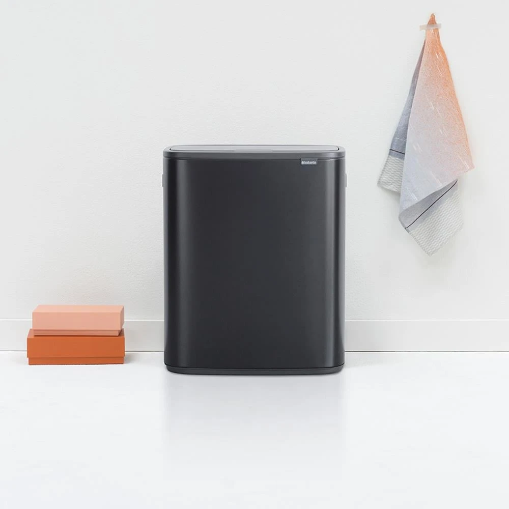 Brabantia Bo Touch Bin Afvalemmer 2 X 30 L - Zwart 17 Brabantia Bo Touch Bin Afvalemmer 2 X 30 L - Zwart - Afbeelding 15