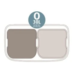 Brabantia Bo Touch Bin 2 X 30 L - Pine Green -Brabantia 9464261