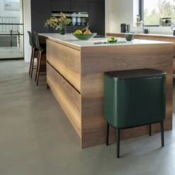 Brabantia Bo Touch Bin Afvalemmer 11 + 23 L - Pine Green -Brabantia 9464262