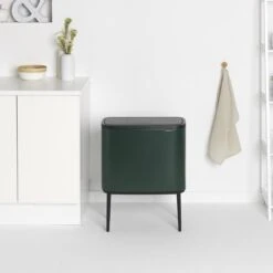 Brabantia Bo Touch Bin Afvalemmer 11 + 23 L - Pine Green -Brabantia 9464270