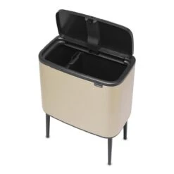 Brabantia Bo Touch Bin Afvalemmer 11 + 23 L - Metallic Gold 25 Brabantia Bo Touch Bin Afvalemmer 11 + 23 L - Metallic Gold -Brabantia 9464277