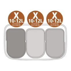 Brabantia Bo Touch Bin Afvalemmer 3 X 11 L - Pine Green -Brabantia 9464286