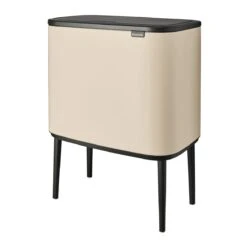 Brabantia Bo Touch Bin Afvalemmer 3 X 11 L - Soft Beige 16 Brabantia Bo Touch Bin Afvalemmer 3 X 11 L - Soft Beige -Brabantia 9464293