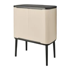 Brabantia Bo Touch Bin Afvalemmer 3 X 11 L - Soft Beige 18 Brabantia Bo Touch Bin Afvalemmer 3 X 11 L - Soft Beige -Brabantia 9464299