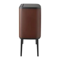 Brabantia Bo Touch Bin Afvalemmer 11 + 23 L - Mineral Cosy Brown -Brabantia 9464306