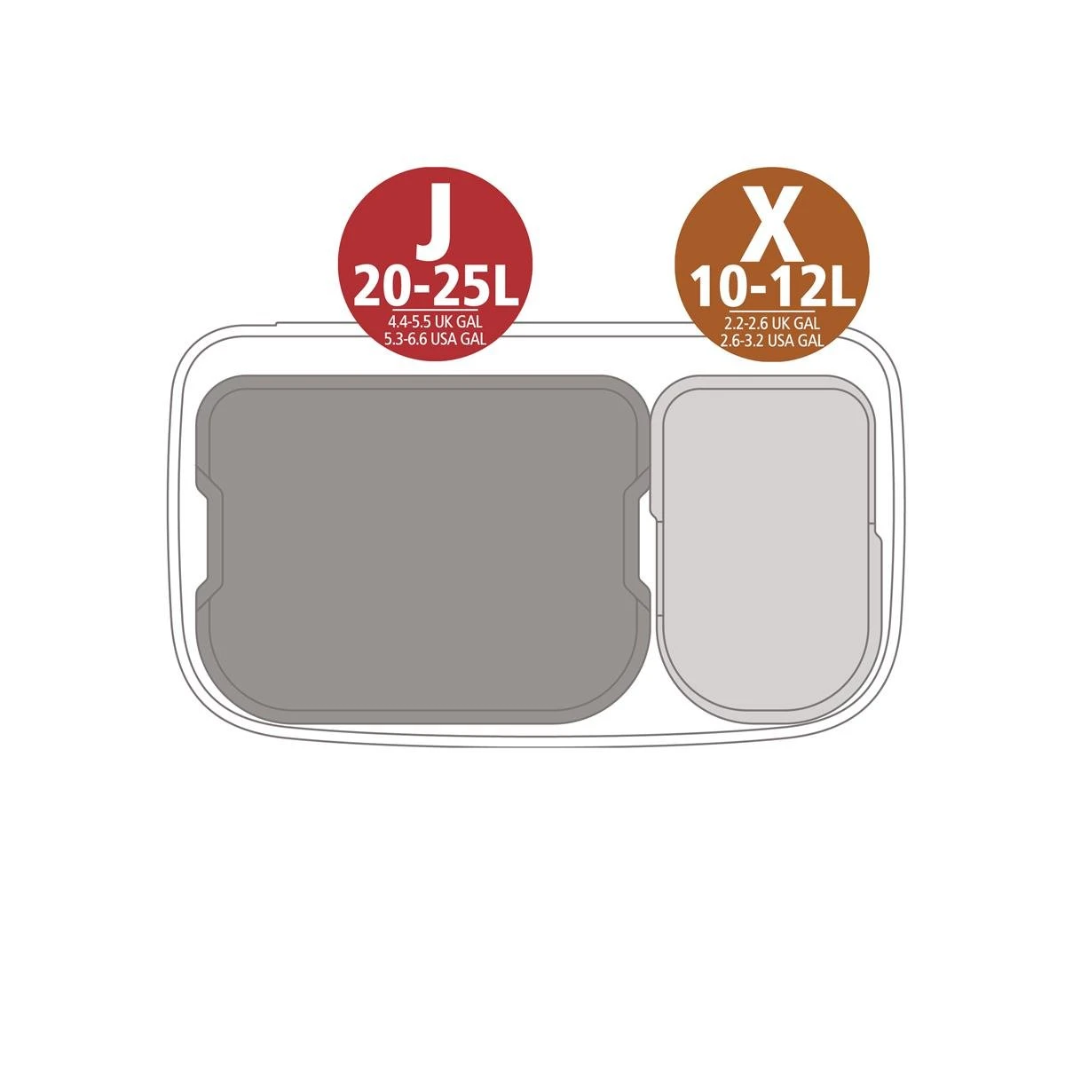 Brabantia Bo Touch Bin Afvalemmer 11 + 23 L - Soft Beige 11 Brabantia Bo Touch Bin Afvalemmer 11 + 23 L - Soft Beige - Afbeelding 9