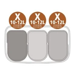 Brabantia Bo Pedaalemmer 3 X 11 L - Wit -Brabantia 9470935