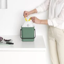 Brabantia Sort & Go Afvalemmer 3 L - Groen 25 Brabantia Sort & Go Afvalemmer 3 L - Groen -Brabantia 9472950