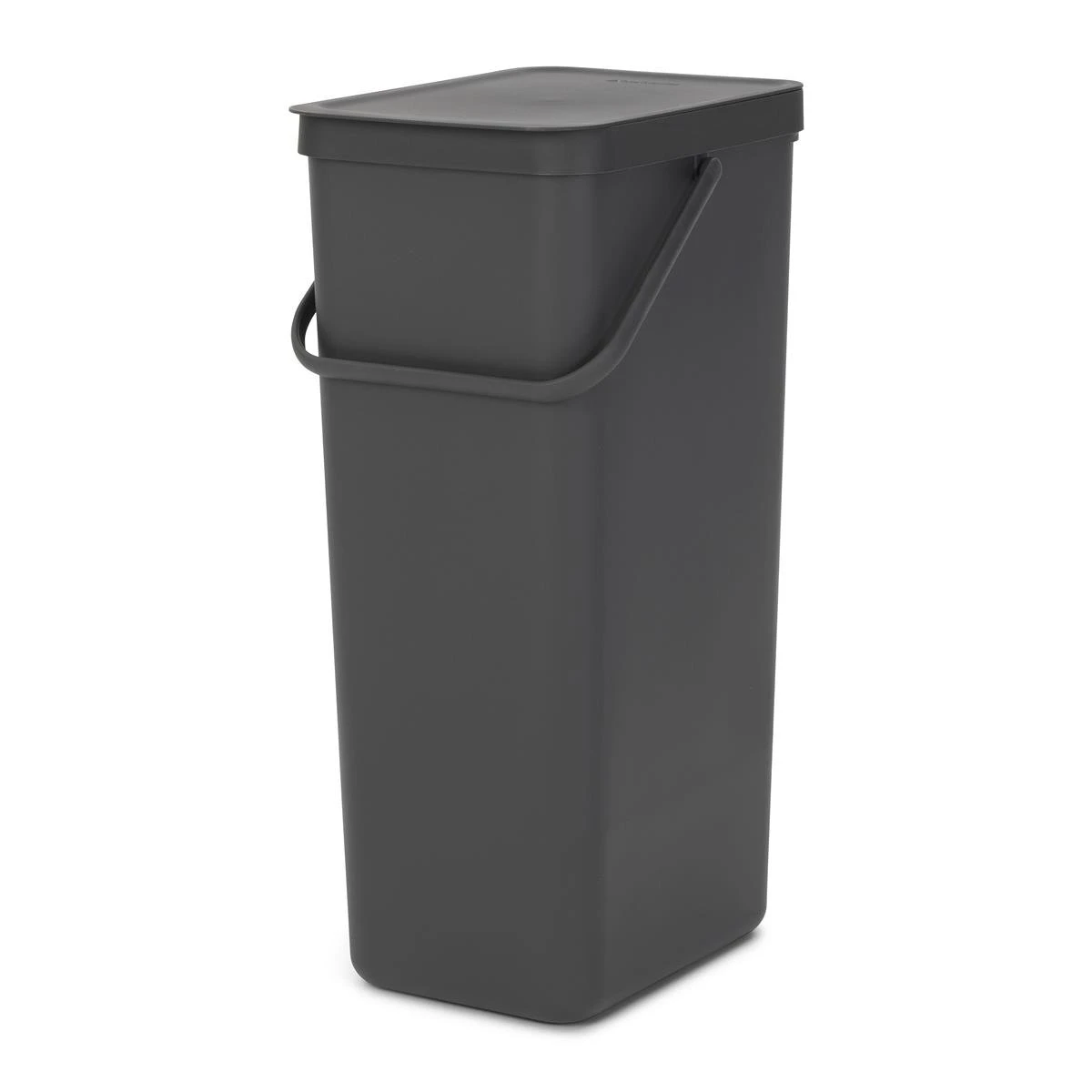Brabantia Sort & Go Afvalemmer 40 L - Donkergrijs 3 Brabantia Sort & Go Afvalemmer 40 L - Donkergrijs