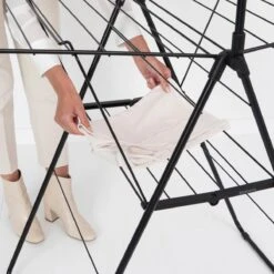 Brabantia HangOn Droogrek 25 Meter - Matt Black -Brabantia 9473991