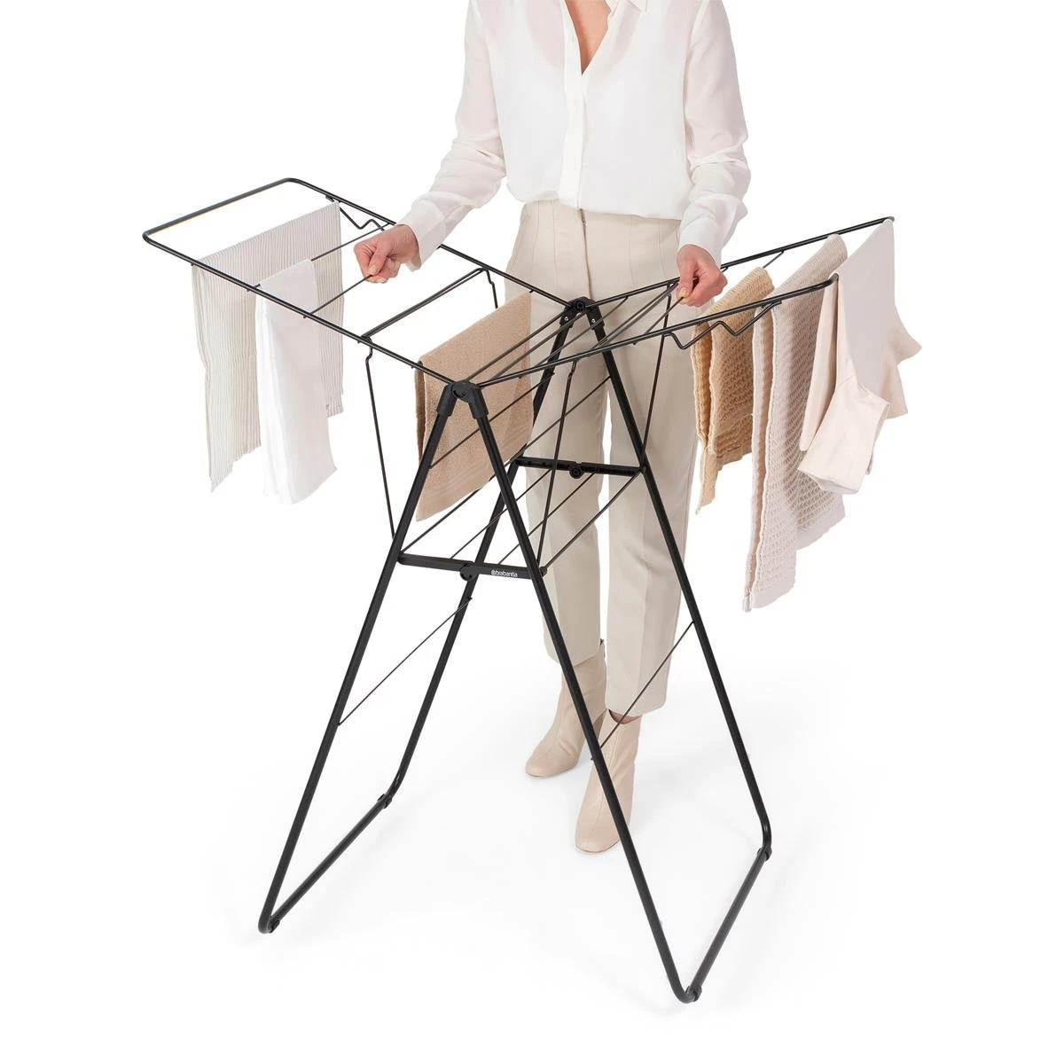 Brabantia HangOn Droogrek 15 Meter - Matt Black 5 Brabantia HangOn Droogrek 15 Meter - Matt Black - Afbeelding 3