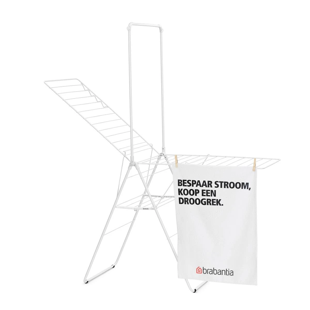 Brabantia HangOn Droogrek 25 Meter - White 19 Brabantia HangOn Droogrek 25 Meter - White - Afbeelding 17